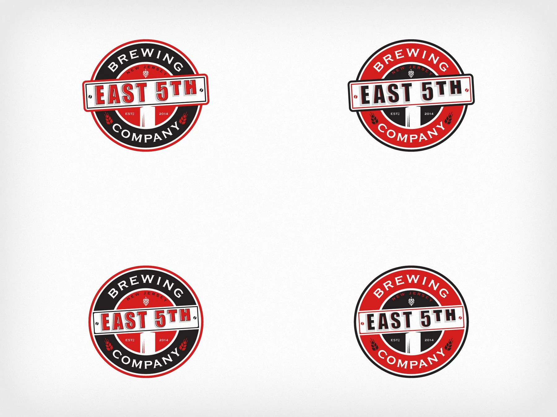East 5th Brewing Company logo design
