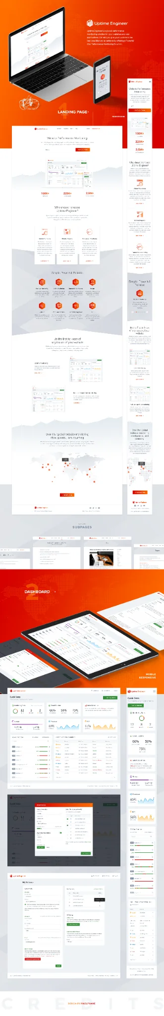 Uptime Engineer website design